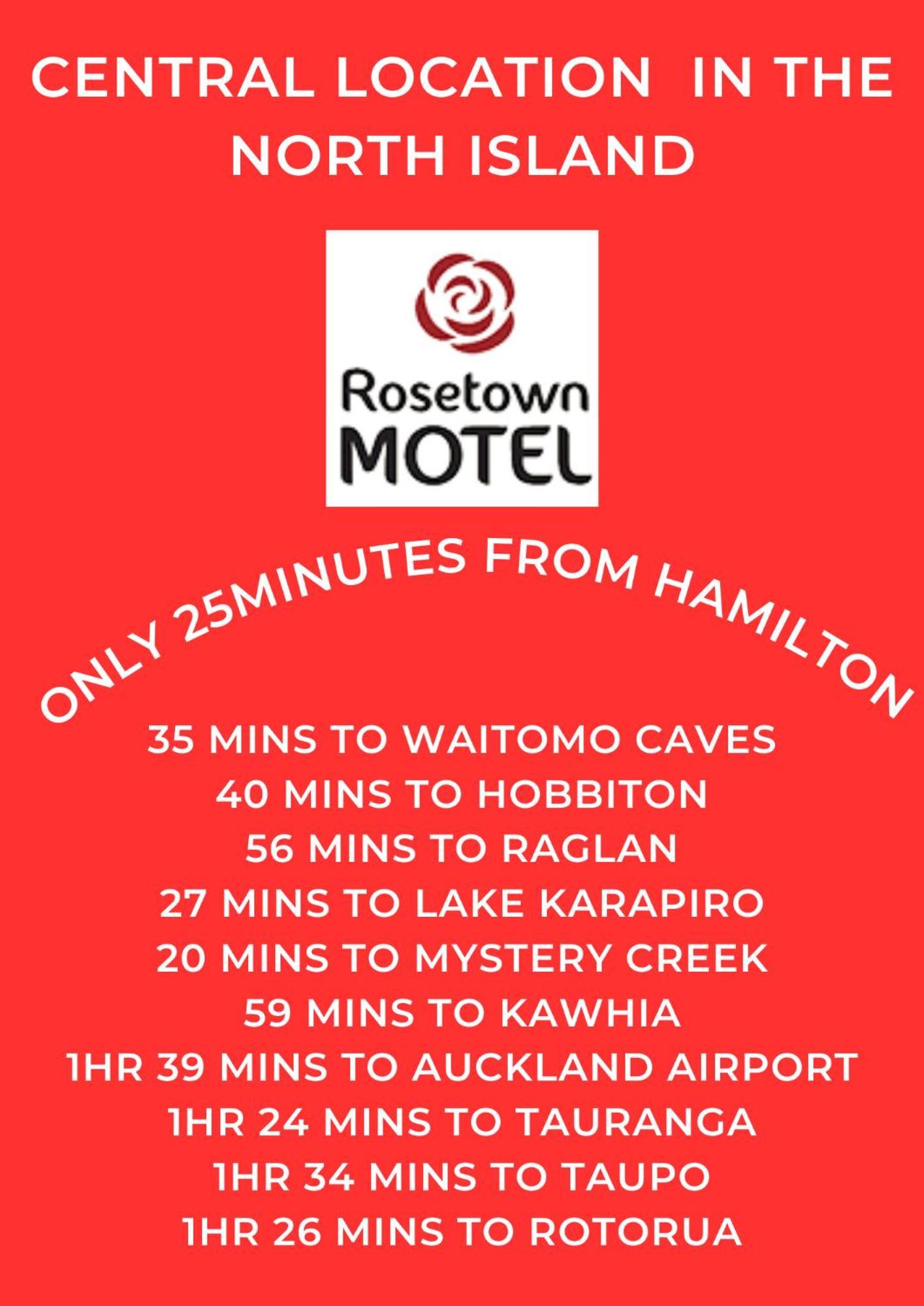 Rosetown Motel Te Awamutu Ngoại thất bức ảnh